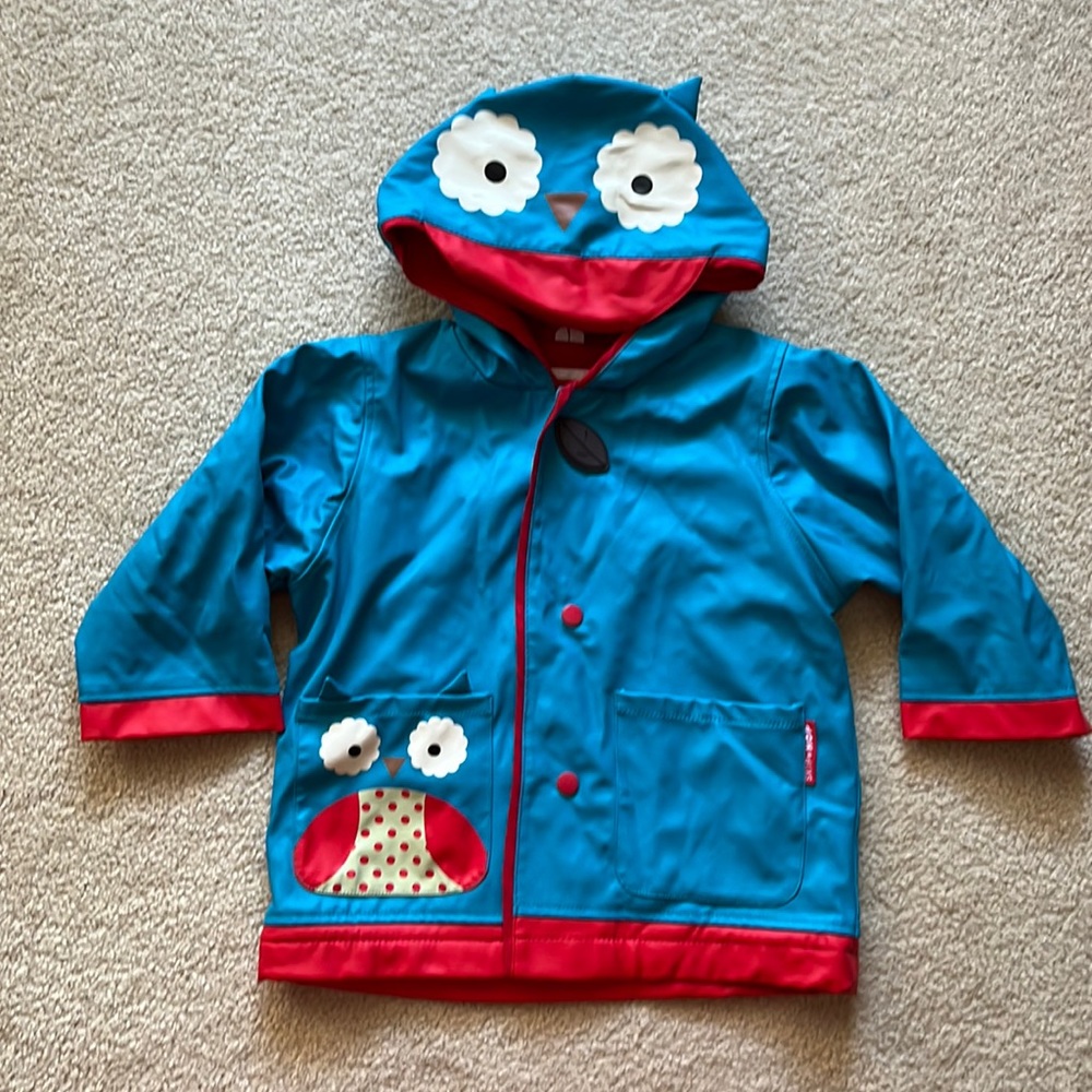 2T Owl Rain Jacket by Skip Hop- waterproof